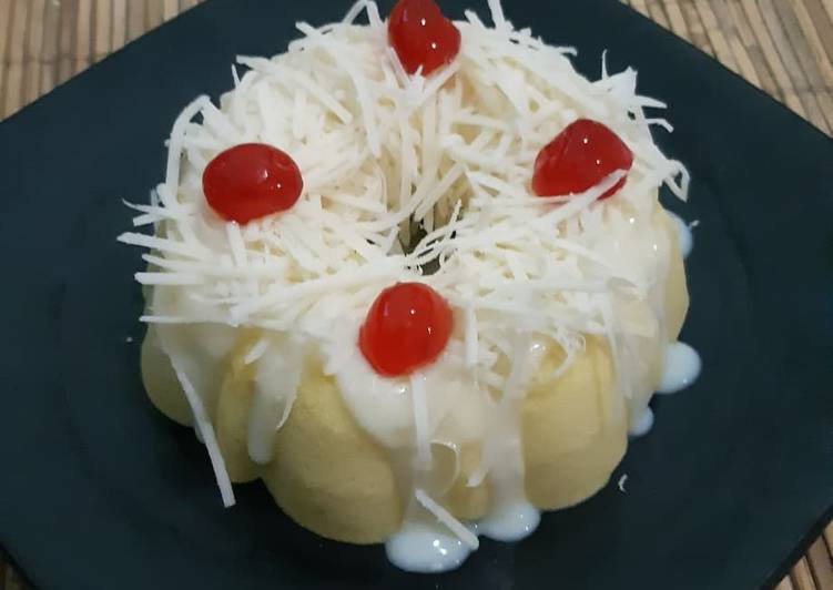 Bolu susu mini simple 🍰🥛(no mixer)