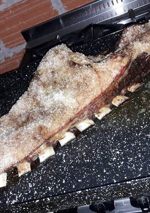 Una foto de Costillar de asado al horno