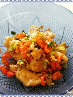 Foto resep 2. Tahu Goreng Cabe Garem