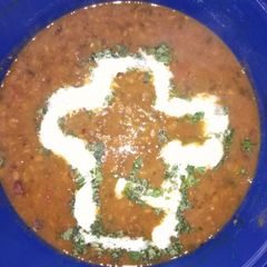 A picture of Black gram split tadka.