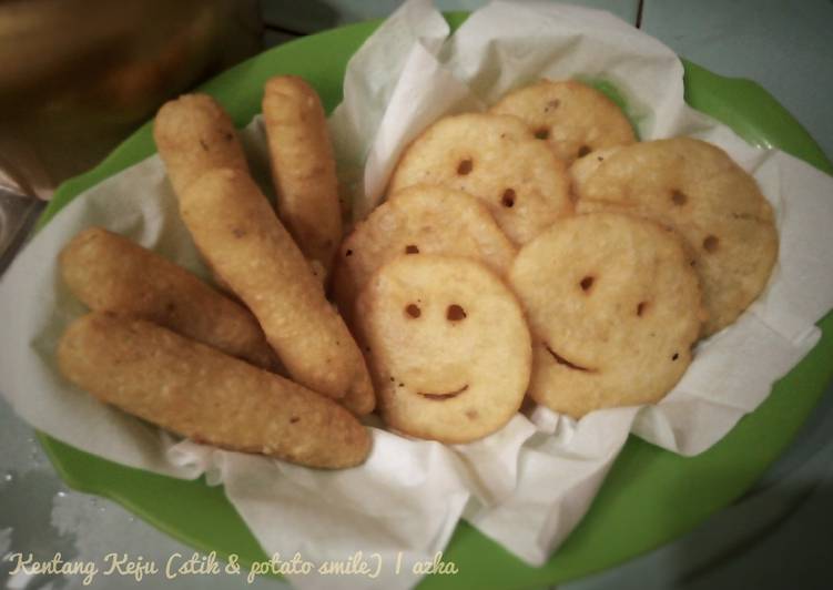 Resep Kentang Keju (stik &amp; potato smile), Praktis