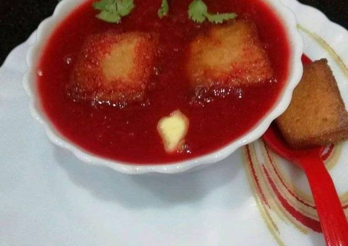 Beetroot & Carrot soup