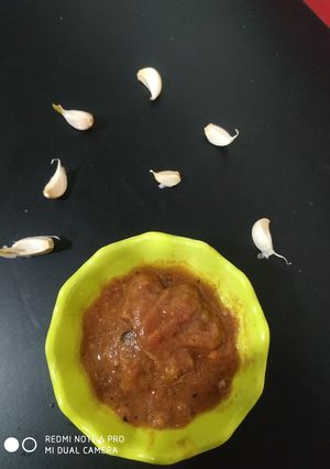 A picture of Garlic Chutney (roasted).