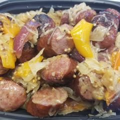Polish & Kraut Roast A picture of Polish & Kraut Roast.