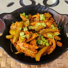 A picture of Tindora ki sabzi.