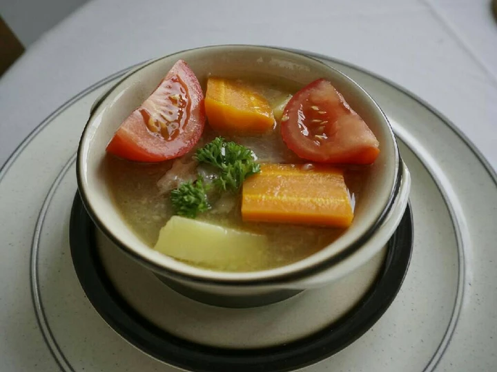 Langkah Mudah untuk Menyiapkan Resep Sop buntut sapi Scottish rasa mantap yang Bisa Manjain Lidah