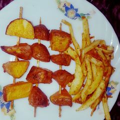 A picture of Potato stiks.