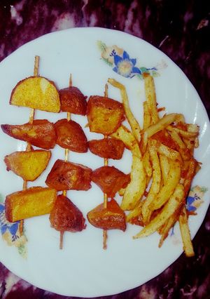 A picture of Potato stiks.
