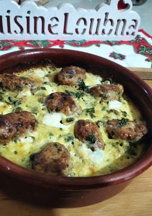 صورة لوصفة ڨراتان البطاطا والكفتة