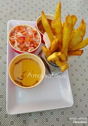 A picture of Fried sweet potatoes.