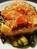 Medaglioni di salmone al pompelmo rosa