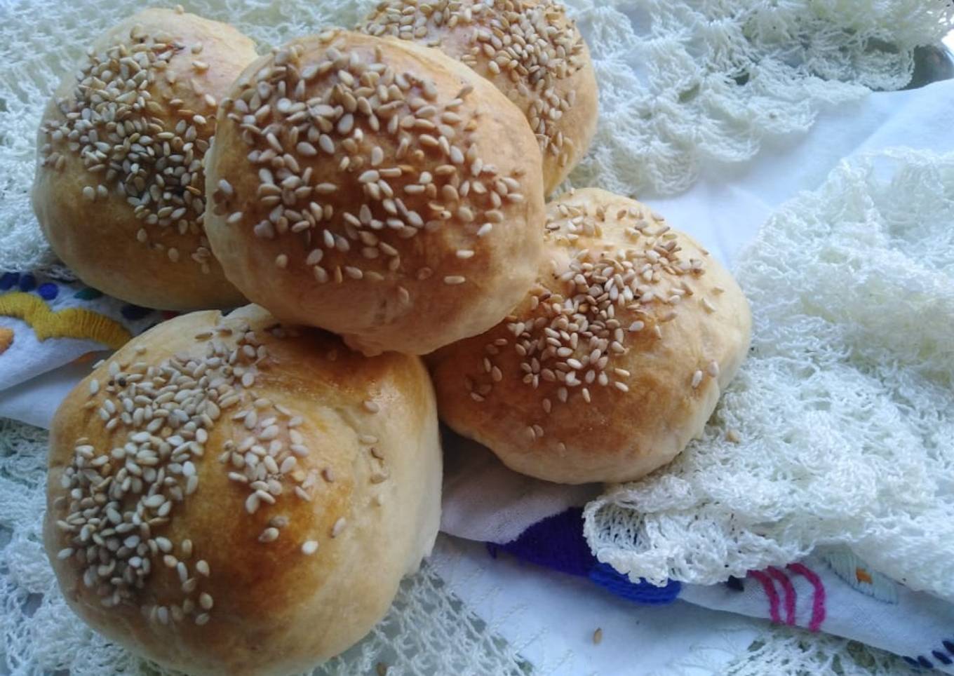 Bollos rellenos de queso philadelphia