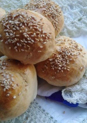 Una foto de Bollos rellenos de queso philadelphia