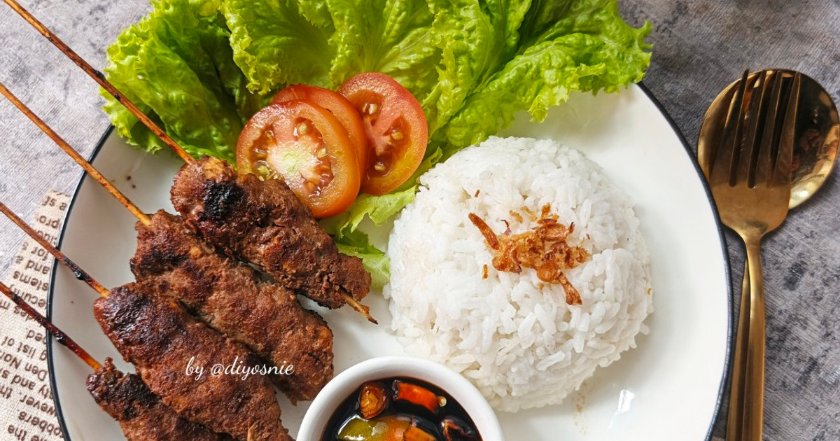 Resep Sate Buntel Daging Kambing Dg Sambal Kecap Ala Diyos 568 Dijamin Nikmat dan Mudah