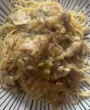 Espaguetis con pollo al limón / SINGLUTEN!