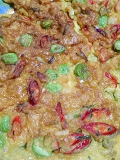 Foto resep Telor Dadar Petai