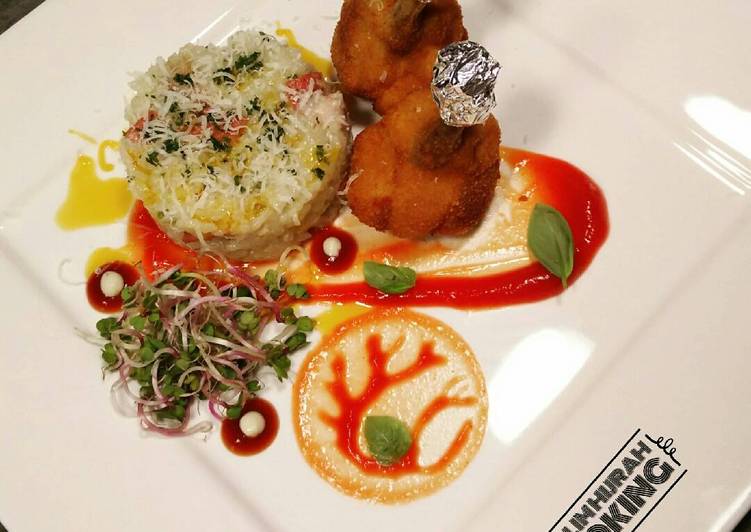 Smoked Beef Risotto Vs Chicken Lollipop