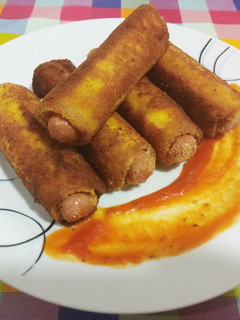 Una foto de Rollitos de salchicha