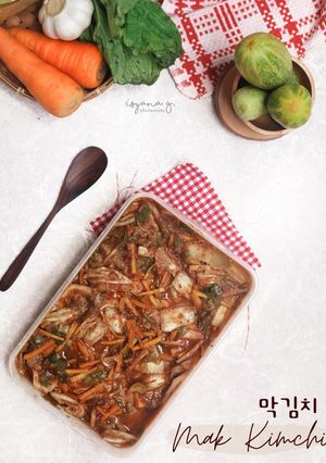 Foto resep Mak Kimchi (Kimchi Sawi Mudah)| Resep Asli Korea