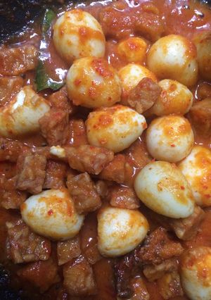 Foto resep Balado Telur Puyuh dan Tempe