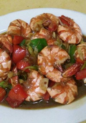 Foto resep Udang masak saus inggris