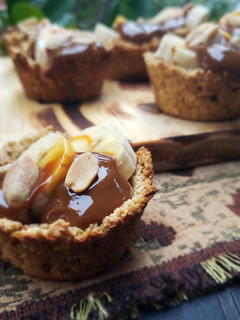 Una foto de Tacitas de banana y dulce de leche🤩
