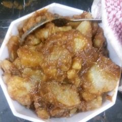 A picture of Sweet potato chaat.