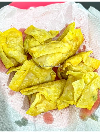 Cara Gampang Membikin Resep Pangsit Goreng Crab Stick Keju Lumer / Crab Rangoon yang Lezat Anti Ribet, Lezat Sekali