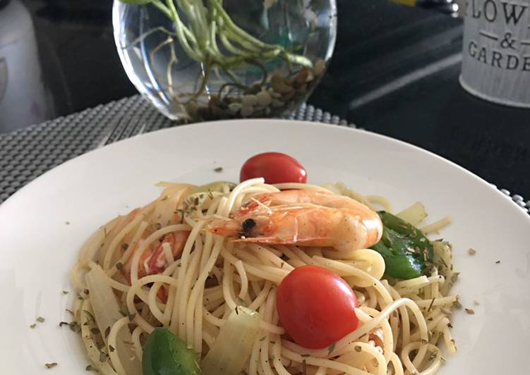 Easiest Way to Prepare Delicious Spaghetti udang simpel