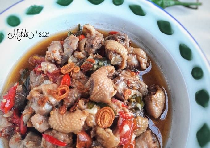 Tumis Ayam Bumbu Terasi