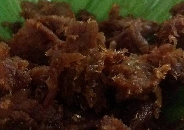 Empal gepuk gurih manis (no santan no laos)