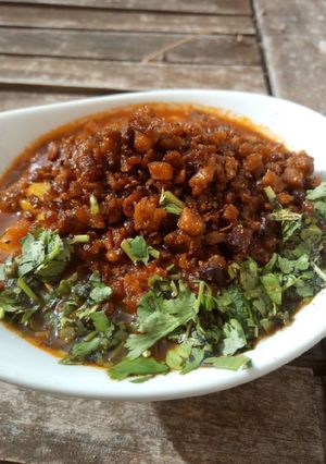 A picture of Chili Sin Carne - Vegetarian / Vegan Chili.