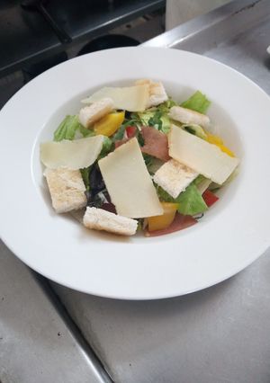 A picture of Caesar Salad.