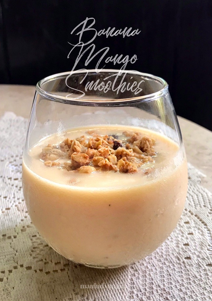 Foto resep Banana Mango Smoothies