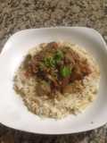 Ragout de Cerdo y Arroz Pilaf