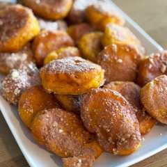 Una foto de Buñuelos de Calabaza Asada