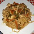Tallarines chinos con pollo