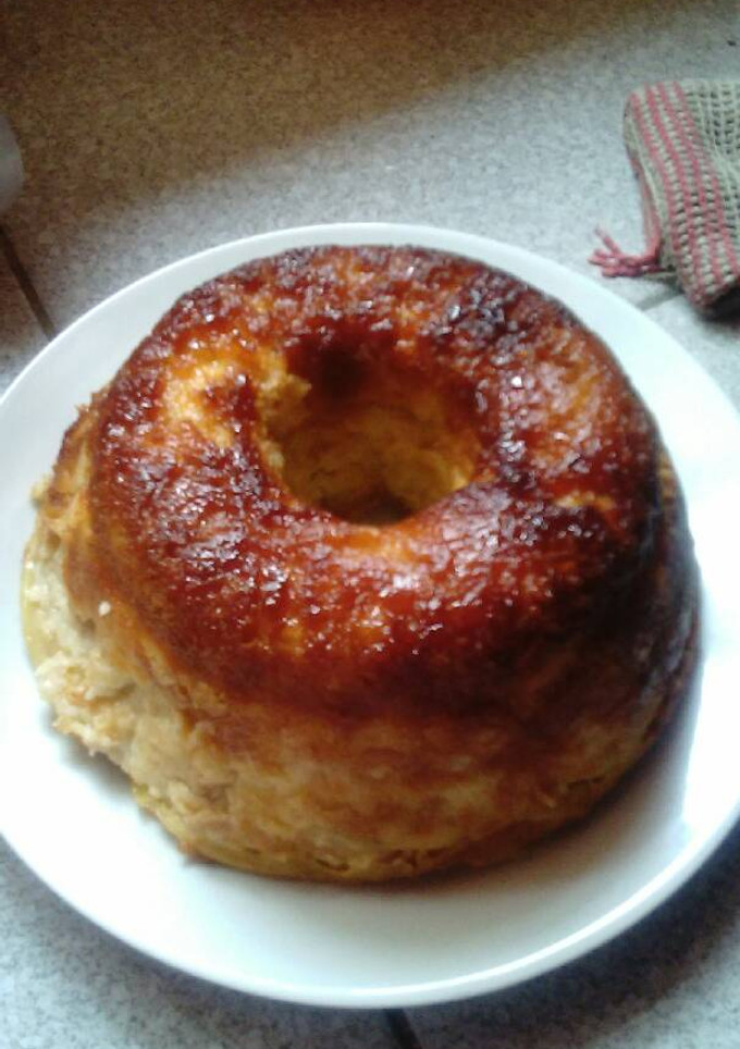 Una foto de Budín de pan fácil