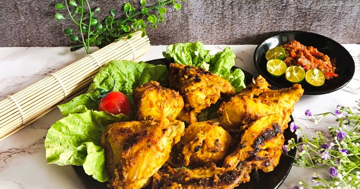 150 resep ayam panggang bumbu rujak enak dan sederhana ala rumahan