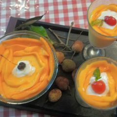 A picture of Mango Souffle.