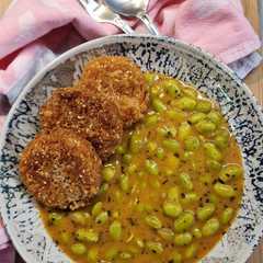 Edamame bab, zöldszójabab krémes főzeléke (vegán)-レシピのメイン写真