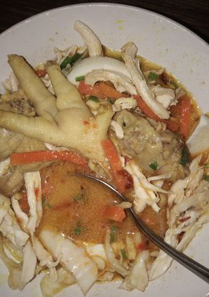 Foto resep Soto ceker ayam untuk diet karbo