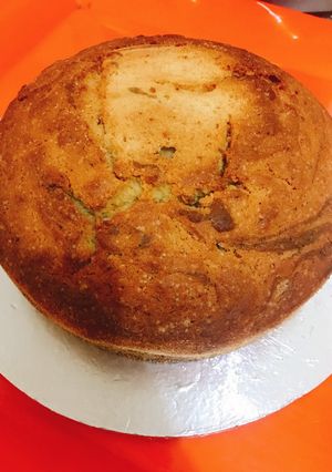 A picture of My pound cake.