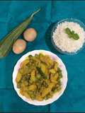 Jhinge Aloo Posto / Ridge Gourd In Poppy Paste