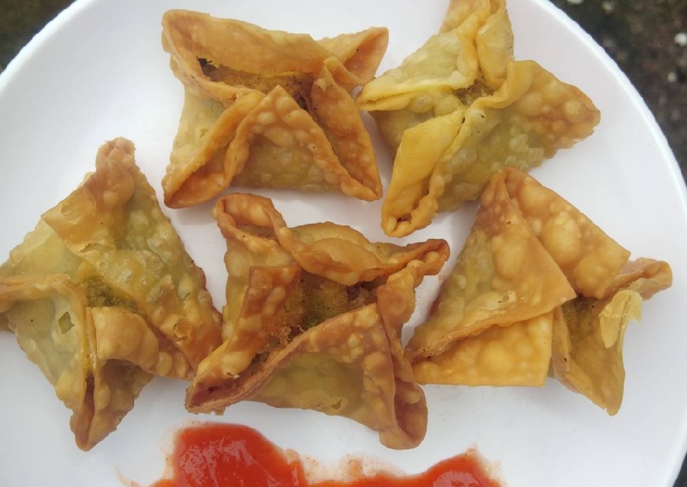 Siomay goreng isi tahu