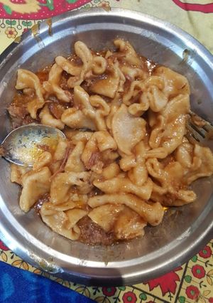 A picture of Non veg pitthi.