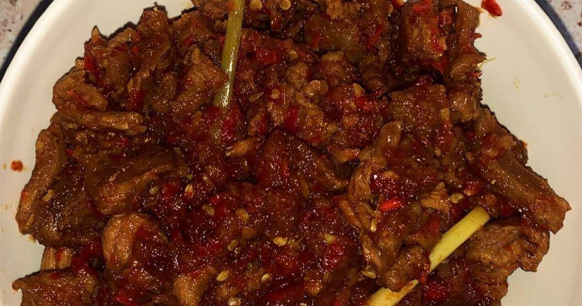 Resep Oseng Mercon Daging Sapi Favorit Bunda