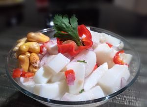 Una foto de Cebiche clásico de Pota 👍🇵🇪