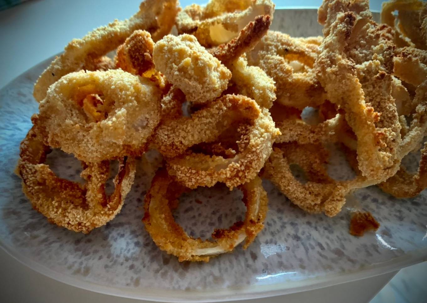 Aros de cebolla en Airfryer