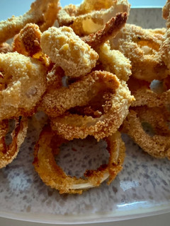Una foto de Aros de cebolla en Airfryer